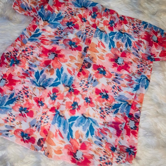 NWOT LuLaRoe Bianca Floral Short Kimono - Picture 6 of 6
